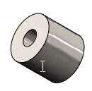 steel bush Ø outside 20; Ø inside 10.5; Length 9.5 steel bush Ø outside 20; Ø inside 10.5; Length 9.5