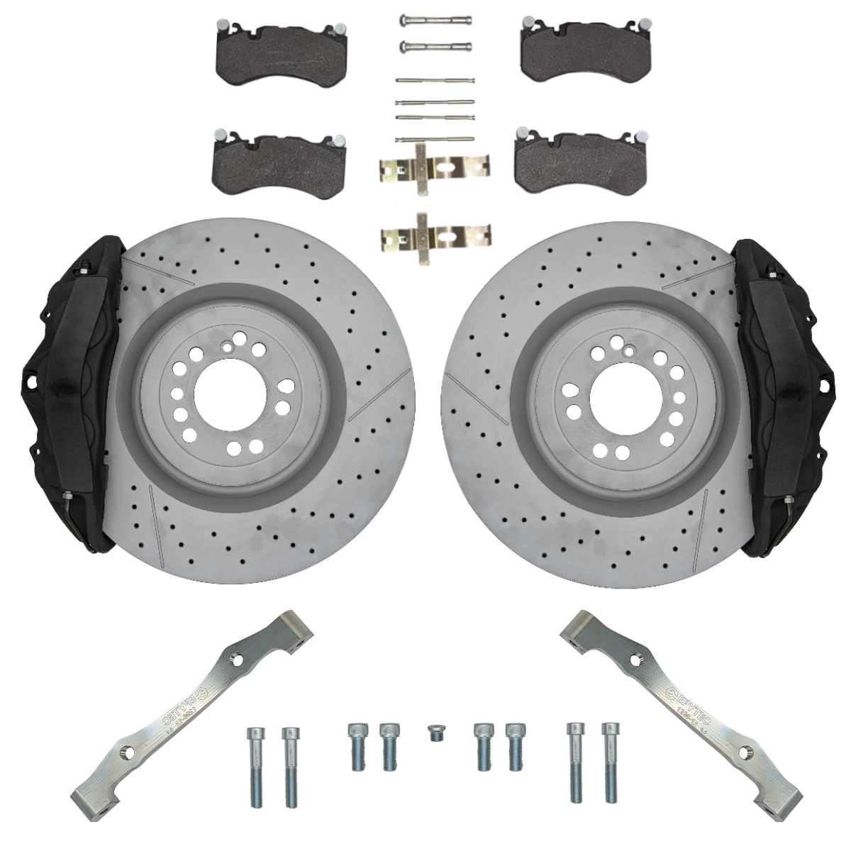 Brake system KIT Mercedes Benz W639 W447 Viano Vito Mercedes GL 6-piston W204 AMG brake caliper 375x36mm brake disc - colour brake caliper: blank without colour