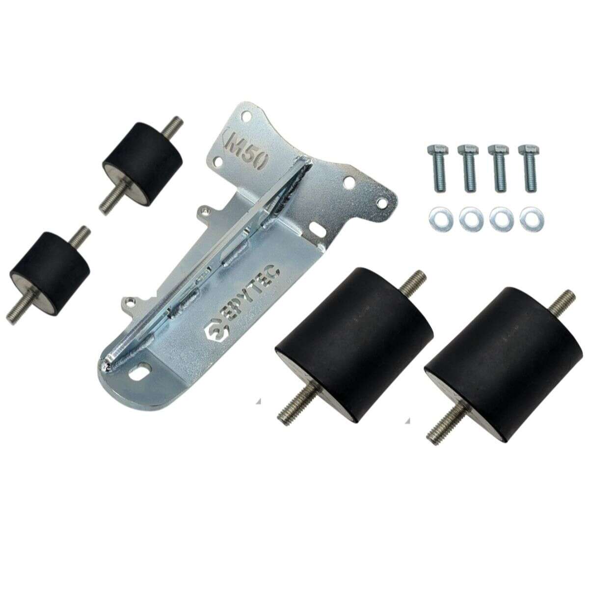 BMW E30 E36 engine mount for conversion 24V M50 M52 M54 S50 S52 S54 engine conversion - with reinforced left engine mount: No