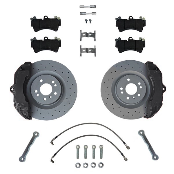 Großes Bremsanlagen KIT Audi A6 S6 C4 Audi 100 HP2 Federbein ZR18Bremssattel 350x32mm Bremsscheibe - Farbe Bremssattel: Blank ohne Farbe Großes Bremsanlagen KIT Audi A6 S6 C4 Audi 100 HP2 Federbein ZR18Bremssattel 350x32mm Bremsscheibe - Farbe Bremssattel: Blank ohne Farbe