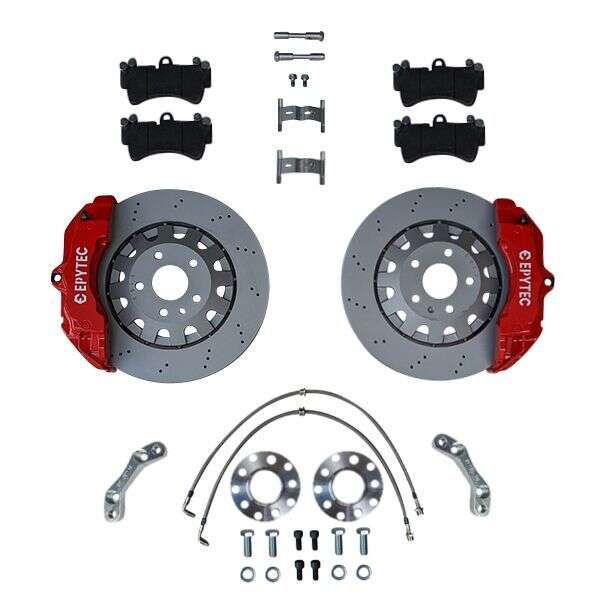 Systèmes de freinage KIT VW Golf 4 VW Polo 6r WRC Bacora Audi A3 TT TTRS RS3 ZR18 étrier de frein 370x32mm disque de frein - Farbe Bremssattel: Rot mit Epytec Logo Systèmes de freinage KIT VW Golf 4 VW Polo 6r WRC Bacora Audi A3 TT TTRS RS3 ZR18 étrier de frein 370x32mm disque de frein - Farbe Bremssattel: Rot mit Epytec Logo
