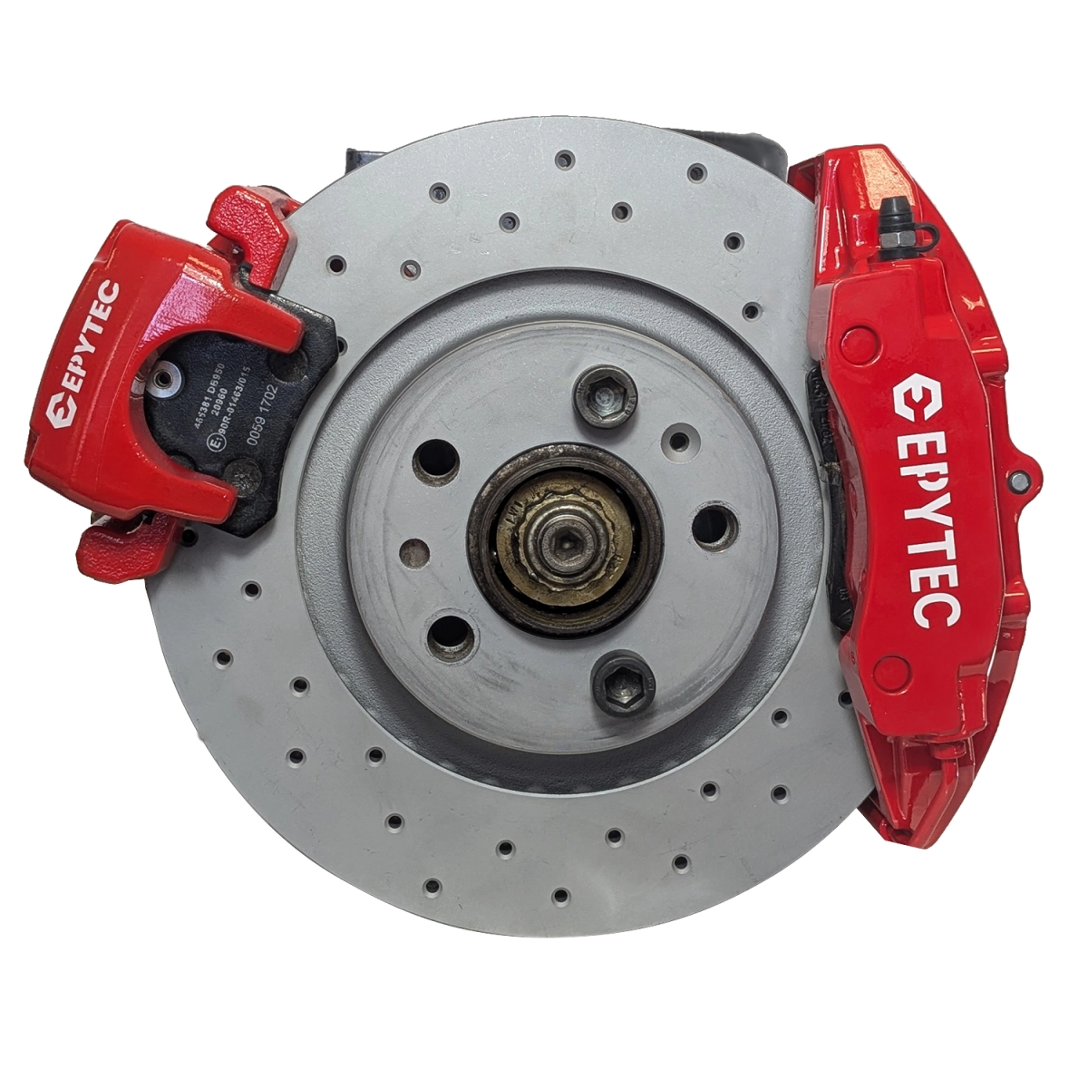 Großes Bremsanlagen KIT Hinterachse Golf 3 Porsche + S3 Sattel Adapter Porsche 996 4-Kolben Sattel Audi S3 8L Handbremssattel 280mm Bremsscheibe