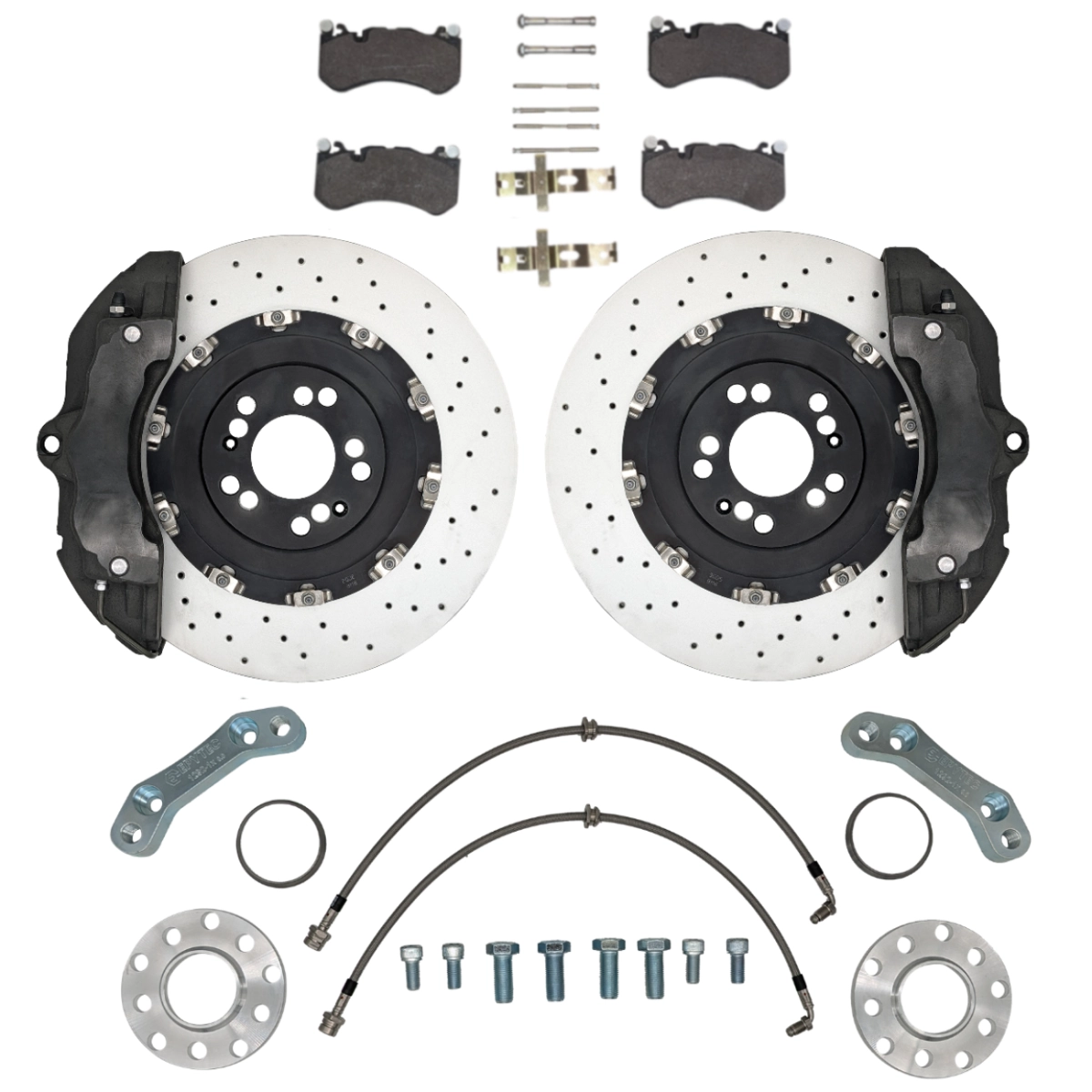 Großes Bremsanlagen KIT VW Golf 4 Polo 6r WRC Bora Audi A3 TT Audi RS4 B7 365x34mm Porsche Z18 Bremsanlage - Farbe Bremssattel: Blank ohne Farbe Großes Bremsanlagen KIT VW Golf 4 Polo 6r WRC Bora Audi A3 TT Audi RS4 B7 365x34mm Porsche Z18 Bremsanlage - Farbe Bremssattel: Blank ohne Farbe