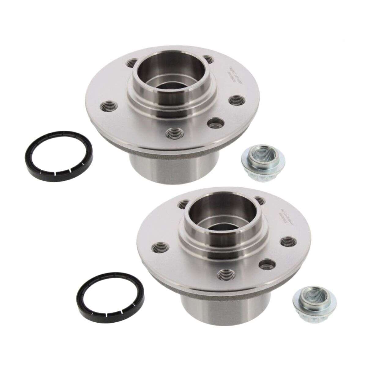 Wheel Hubs VW T5 T6 to 5x112 Bolt / Pitch Circle Front Rear Axle Conversion 