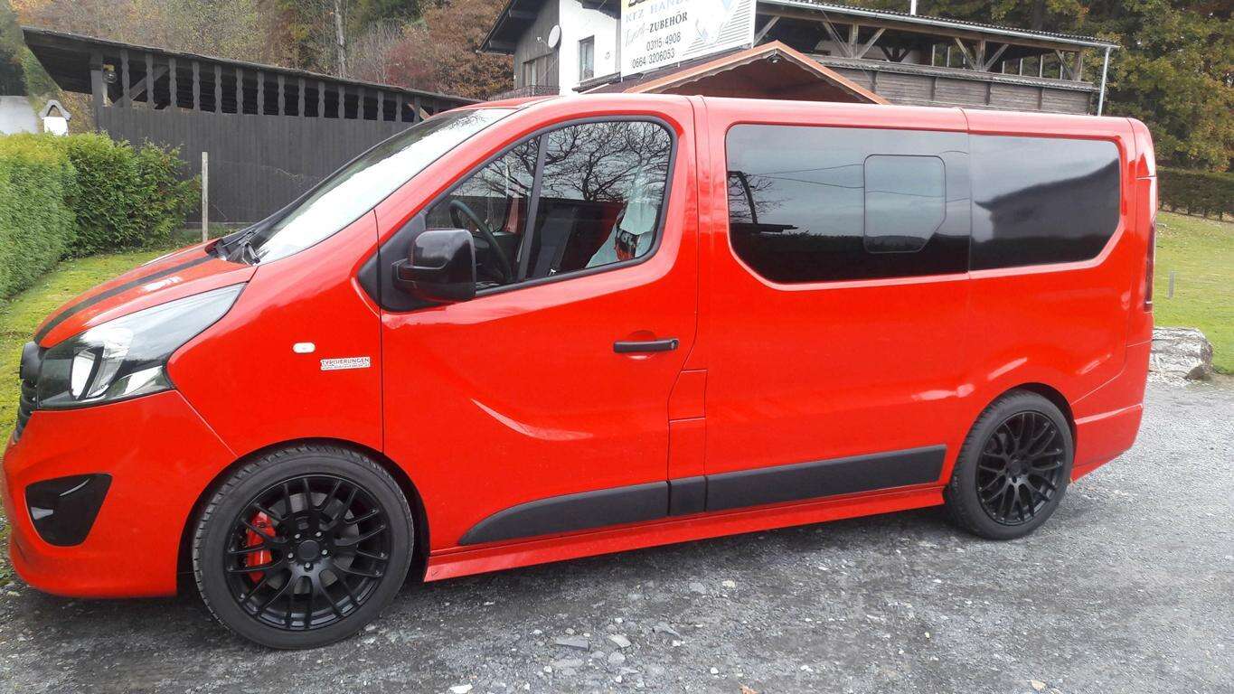 Opel Vivaro Adaptateur Tuning sur système de freinage Porsche à 4 pistons avec disques de frein 350x32