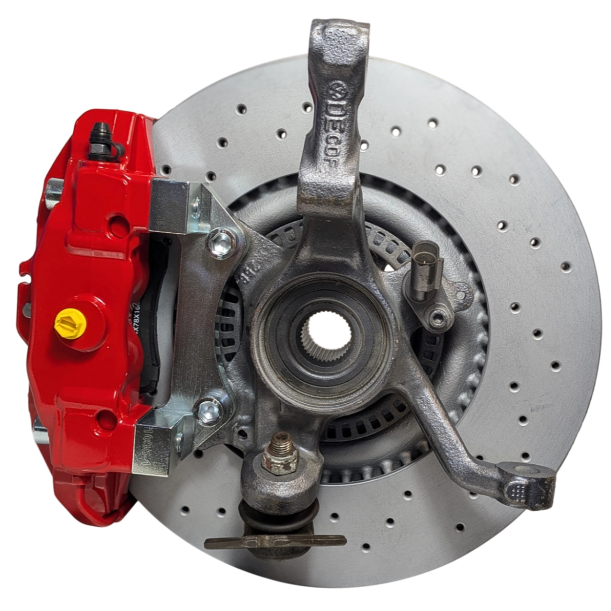 Bremsanlagen KIT VW Golf 3 Corrado VR6 4-Kolben 996 Porsche Bremssattel 312x25mm Bremsscheibe