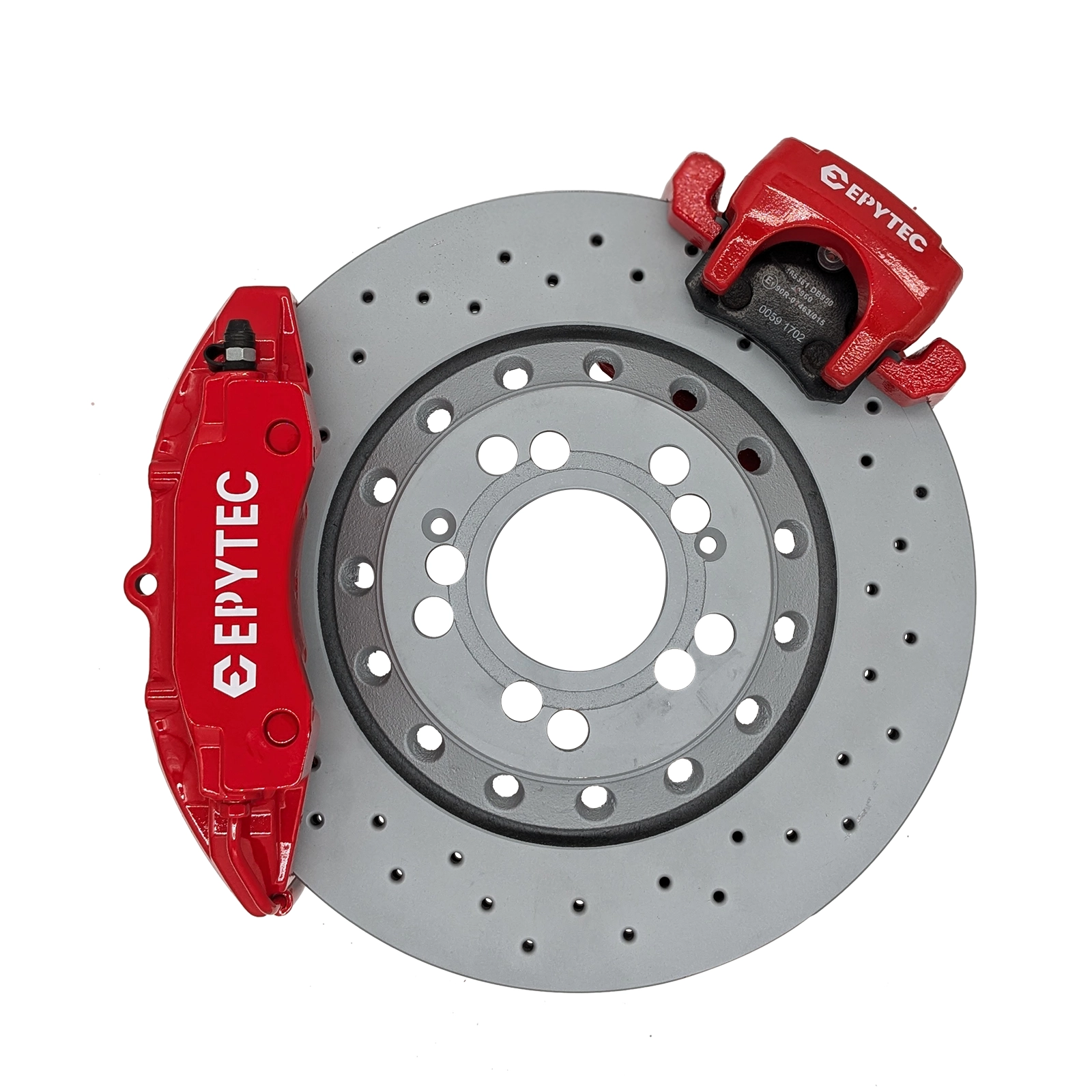 Großes Bremsanlagen KIT Hinterachse VW Golf 2 Syncro Golf 3 VR6 Porsche Cayenne 4-Kolben Sattel Golf 4 R32 Audi S3 Handbremssattel 310x22 Bremsscheibe