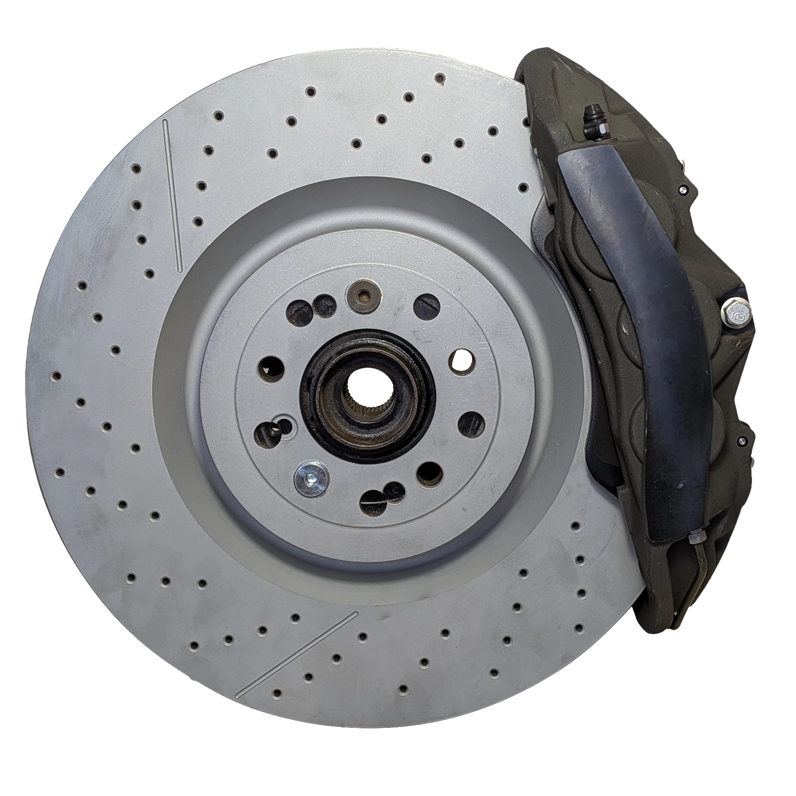 VW Golf 5 Golf 6 Audi A3 Adaptateur d'étrier de frein 390x36mm Disque de frein Mercedes GL 6 pistons W204 AMG Étrier de frein - Couleur de l'étrier de frein à inscrire : nu sans couleur