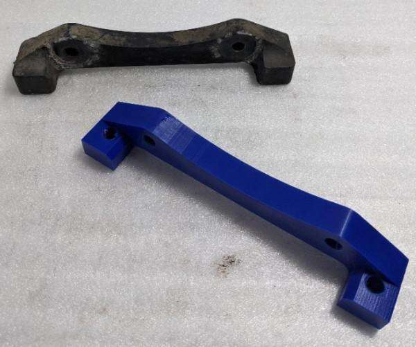 Range Rover L322 tuning conversion en adaptateur d'étrier de frein en liaison avec Audi RS4 B8 et un disque de frein 380x34mm (105544)