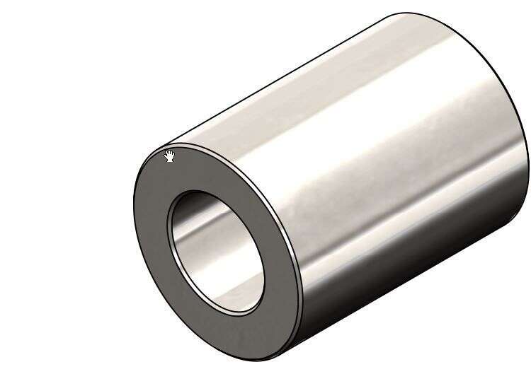 Stainless Steel Bush Bushing Sleeve Ø External 22; Ø Internal 12,1; Length 30 Stainless Steel Bush Bushing Sleeve Ø External 22; Ø Internal 12,1; Length 30