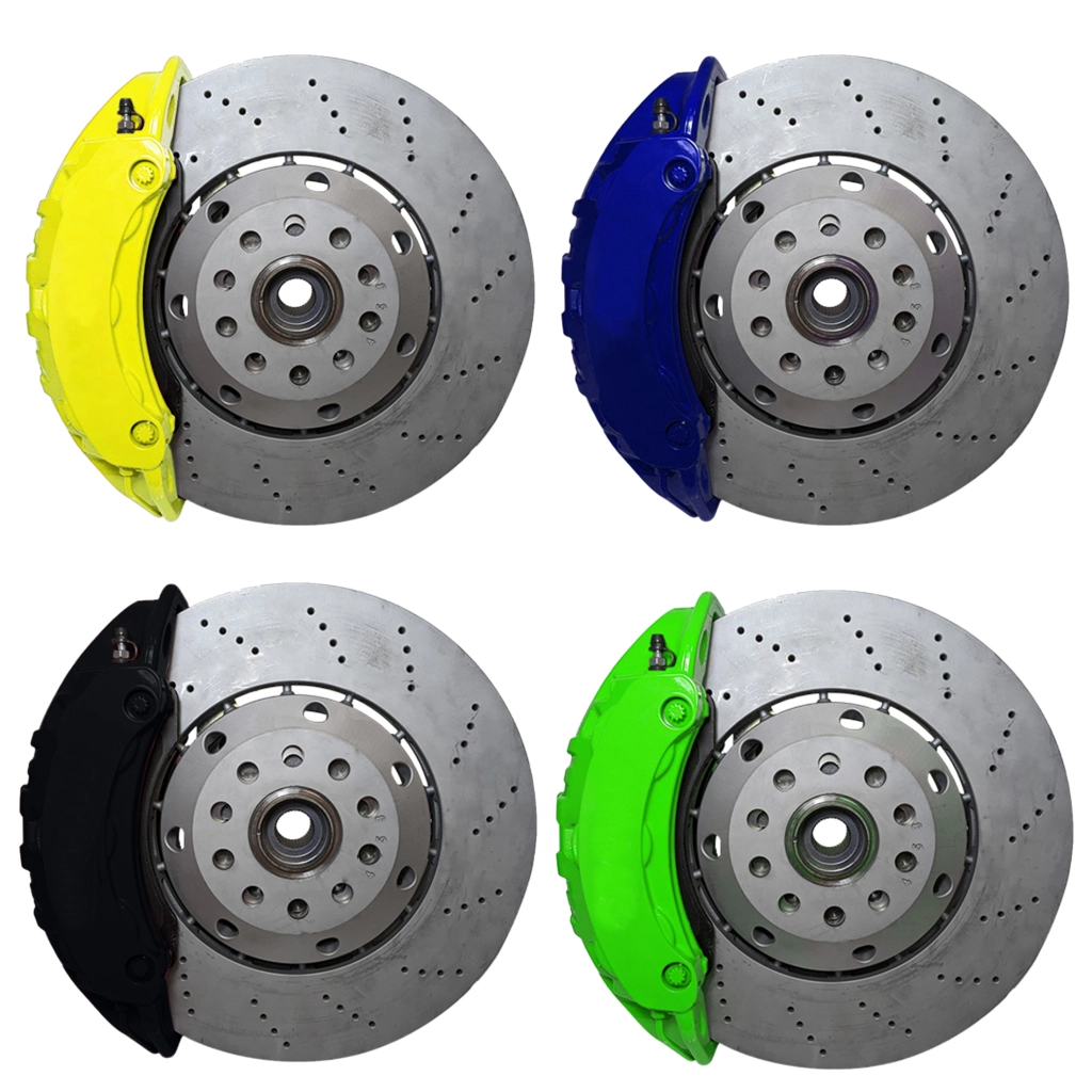 Großes Bremsanlagen KIT VW Golf 4 Polo 6r WRC Bora Audi A3 TT Audi RS4 B5 Porsche Panamera Bremssattel 360x32mm Bremsscheibe - Farbe Bremssattel: In Wunschfarbe lackiert