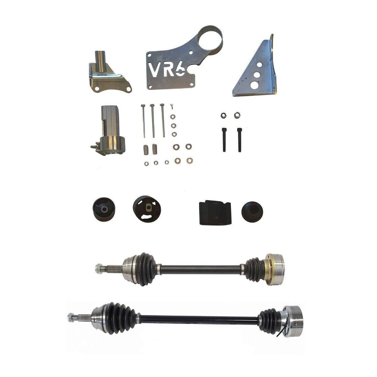 Golf 1 Caddy Scirocco Umbauset VR6 R32 Golf 3 Motor 5 Gang Getriebe 02A 02J Antriebswellenset