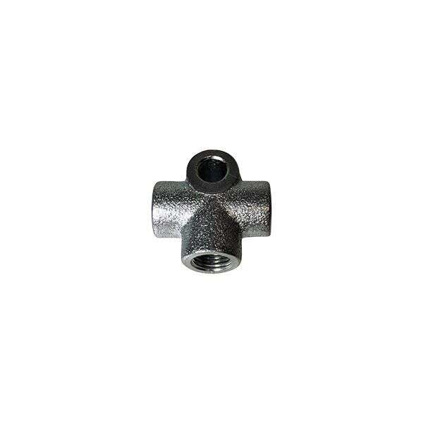 Distributor 3-fold T piece M10x1 steel flex line brake line concave galvanised steel Distributor 3-fold T piece M10x1 steel flex line brake line concave galvanised steel