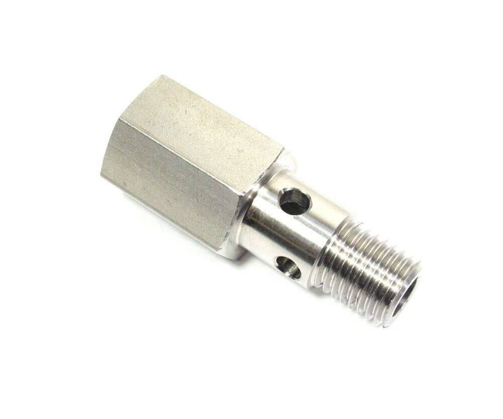 Hohlschraube Adapter Öldruck Öl Ölsensor VW BMW Opel  M10x1 M12x1,5 1/8 Zoll
