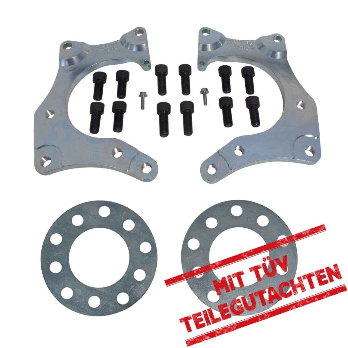 Bremssatteladapter Hinterachse VW T5 T6 Bus Bremsscheibe Audi A6 356x22 4 Kolben Porsche Cayenne