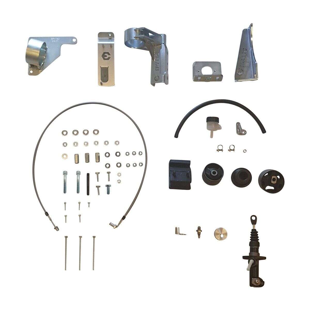 Golf 1 Caddy Scirocco Motor Umbauset 1,8T 1,9TDI Golf 4 5 Gang Getriebe 02a 02j Pedalerie hydraulische Kupplung