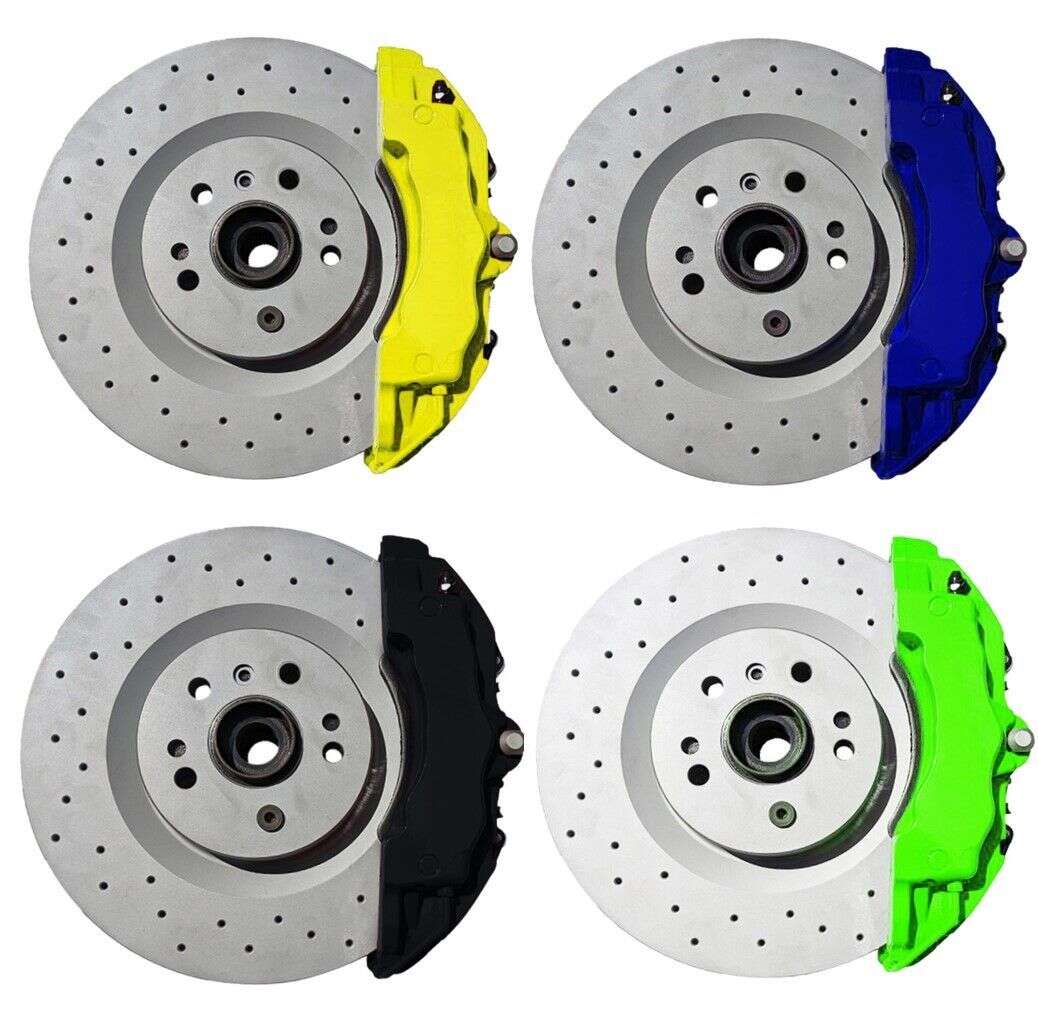 Big Brake system KIT Audi A4 B5 A6 VW Passat 3BG 3B Porsche Cayenne ZL17 ZR17 Brake caliper 330x32mm Brake disc - Farbe Bremssattel: In Wunschfarbe lackiert