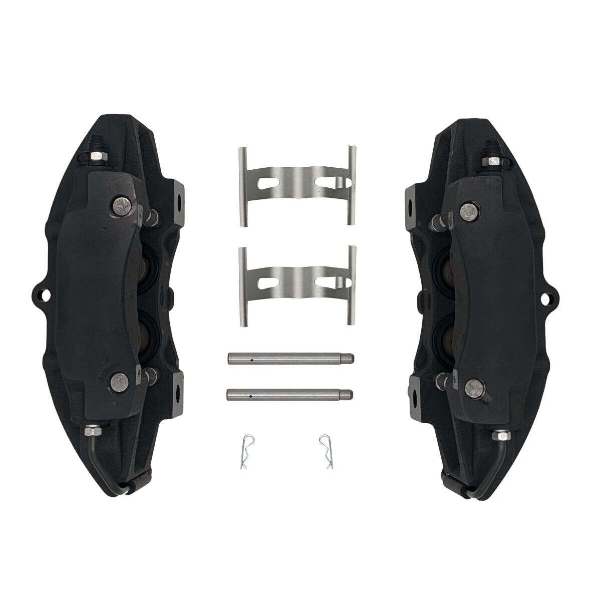 Bremssattel Hinterachse Epytec 4-Kolben Porsche Boxter 996352421 996 986 Cayman 2.7 Tuning Bremsanlage Vorderachse - Farbe: Blank ohne Farbe