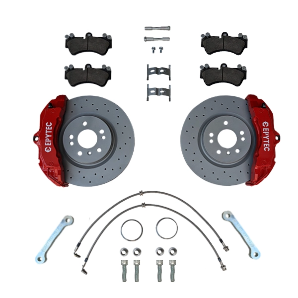 Großes Bremsanlagen KIT Audi A3 S3 TT VW Golf 5 6 Porsche Cayenne ZL17 ZR17 Bremssattel 330x32mm Bremsscheibe - Farbe Bremssattel: Rot mit Epytec Logo Großes Bremsanlagen KIT Audi A3 S3 TT VW Golf 5 6 Porsche Cayenne ZL17 ZR17 Bremssattel 330x32mm Bremsscheibe - Farbe Bremssattel: Rot mit Epytec Logo