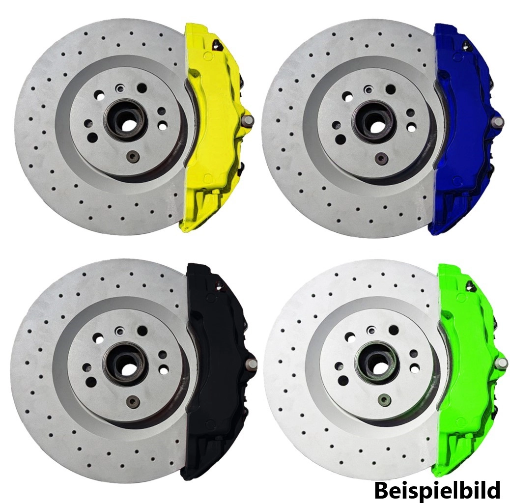 Großes Bremsanlagen KIT VW Golf 4 Polo 6r WRC Bora Audi A3 TT Audi RS4 B7 365x34mm Porsche Z18 Bremsanlage - Farbe Bremssattel: In Wunschfarbe lackiert Großes Bremsanlagen KIT VW Golf 4 Polo 6r WRC Bora Audi A3 TT Audi RS4 B7 365x34mm Porsche Z18 Bremsanlage - Farbe Bremssattel: In Wunschfarbe lackiert