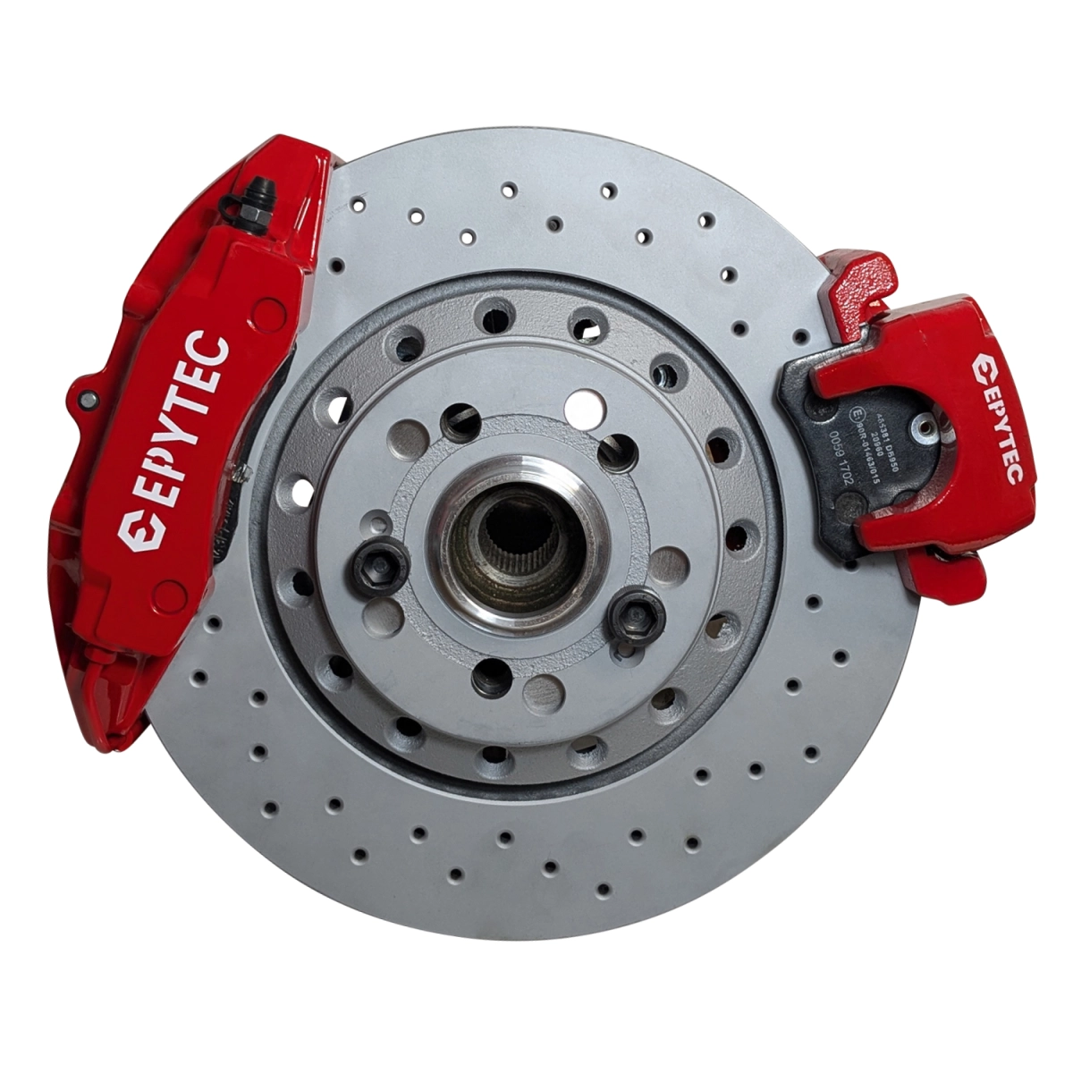 Großes Bremsanlagen KIT Hinterachse VW Golf 4 VW Polo 6r WRC Bora 1,8T Polo Audi A3 Porsche 4-Kolben Sattel Audi S3 8L Handbremssattel 310x22 Bremsscheibe