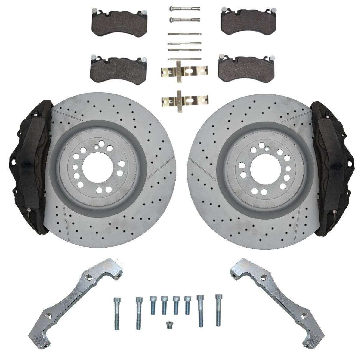 Brake system KIT Mercedes W639 W447 Vito Viano Mercedes GL 6-piston W204 AMG brake calliper 390x36mm brake disc - Colour brake calliper: blank without colour