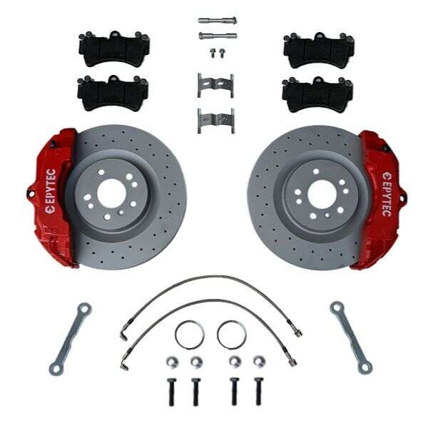 Großes Bremsanlagen KIT Audi 200 20V V8 Audi 100 UFO Federbein ZR18 Bremssattel 350x32mm Bremsscheibe