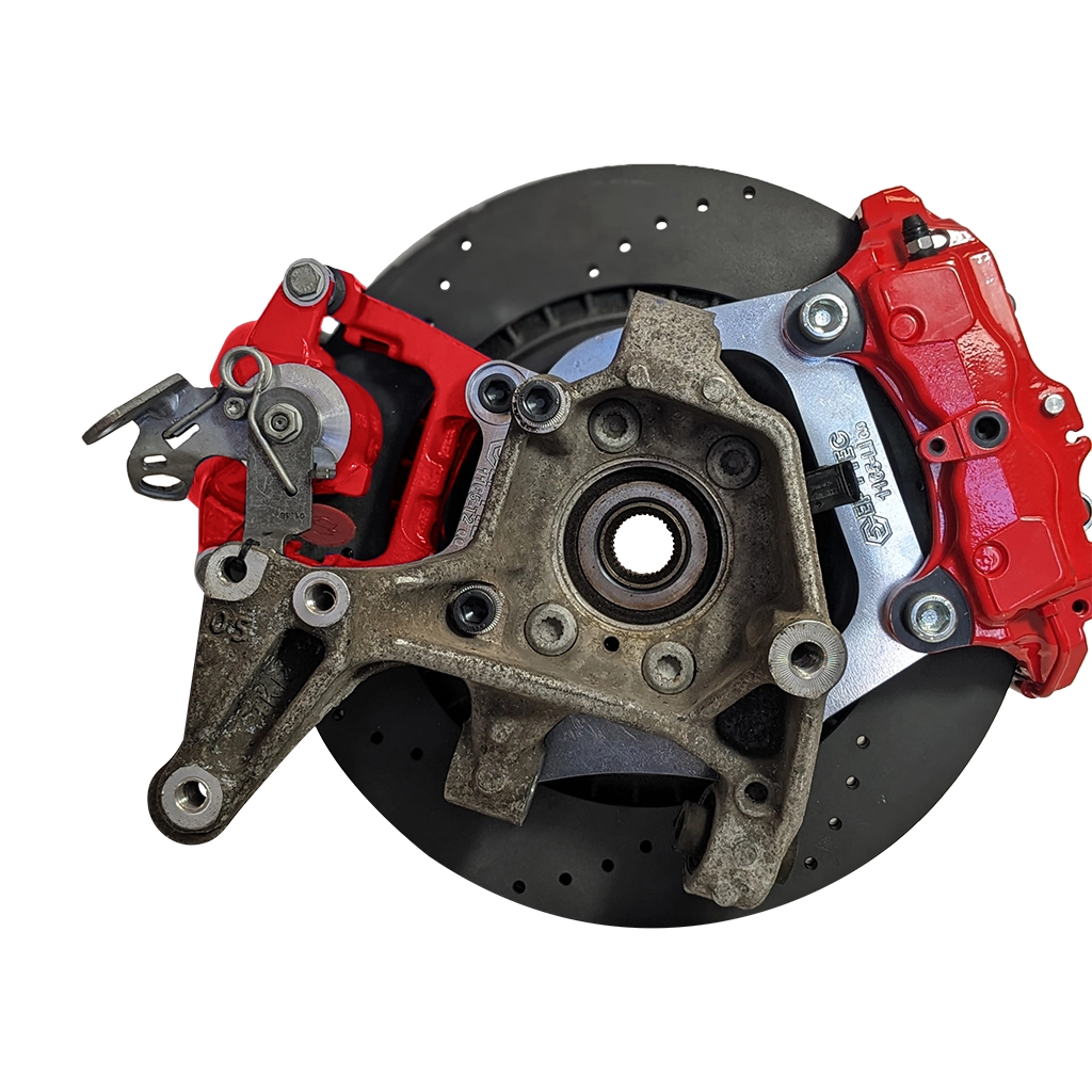 Systèmes de freinage KIT essieu arrière Golf 5 6 Audi A1 A3 Porsche Cayenne étrier 4 pistons VW Golf 5R 6R étrier de frein à main 356x22 disque de frein