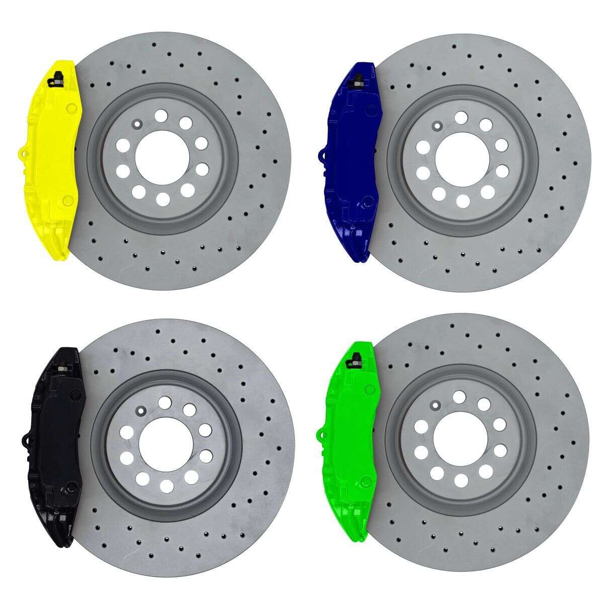Brake system KIT VW Golf Corrado Passat 2 3 G60 4-piston Porsche 996 brake caliper 312x25mm brake disc - Colour brake caliper: Painted in desired colour