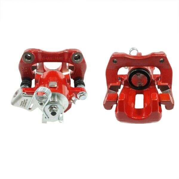 2 Bremssattel Sattelhalter Rot VW Golf 4 Jubi GTI V5 Leon Cupra 1.8T 2.8 Hinterachse 1J0615424E