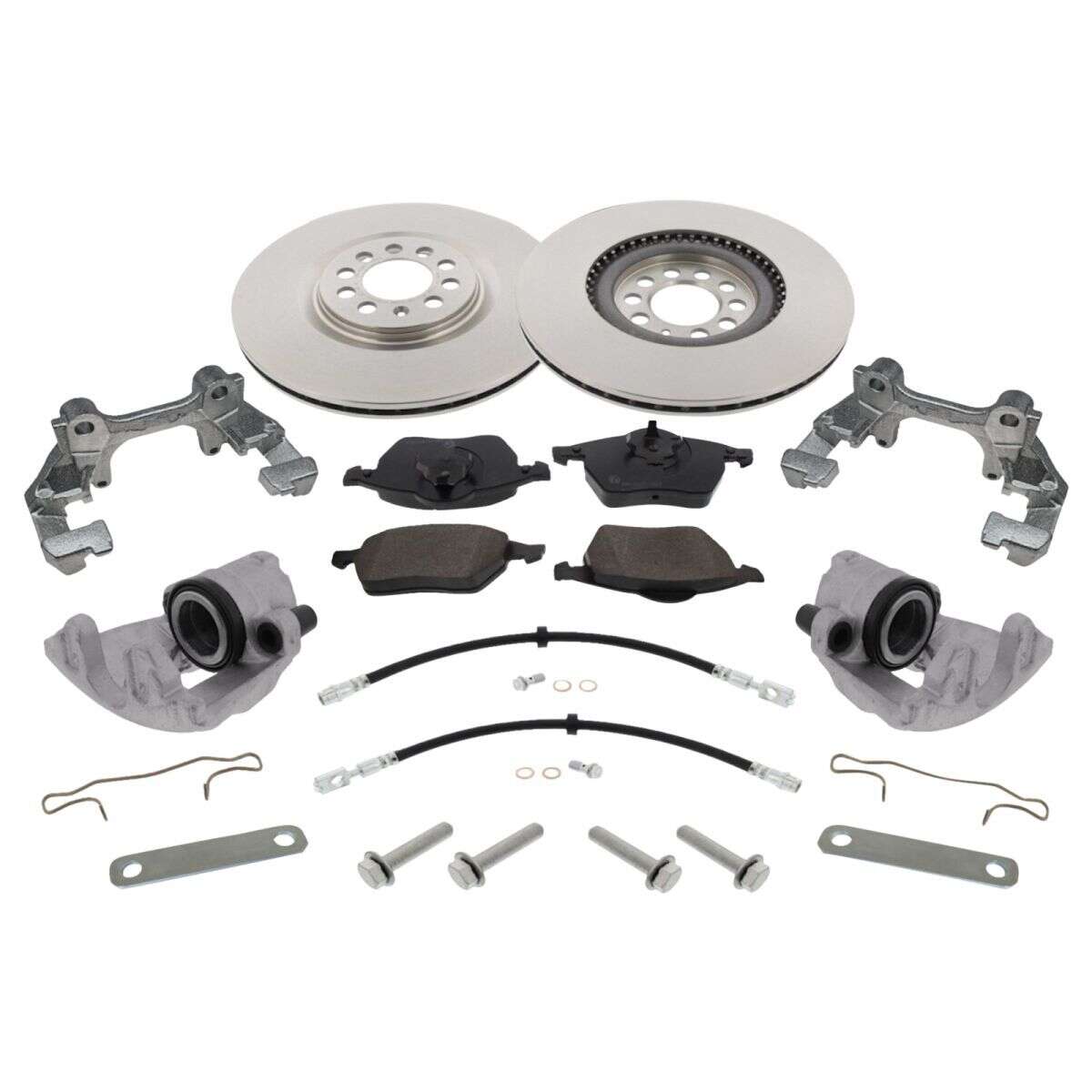 VW Golf 3 VR6 GTI-Modelle mit Plusachse Bremsen Lochkreis Umbausatz 5x100 Vorderachse 312 mm Bremsscheibe