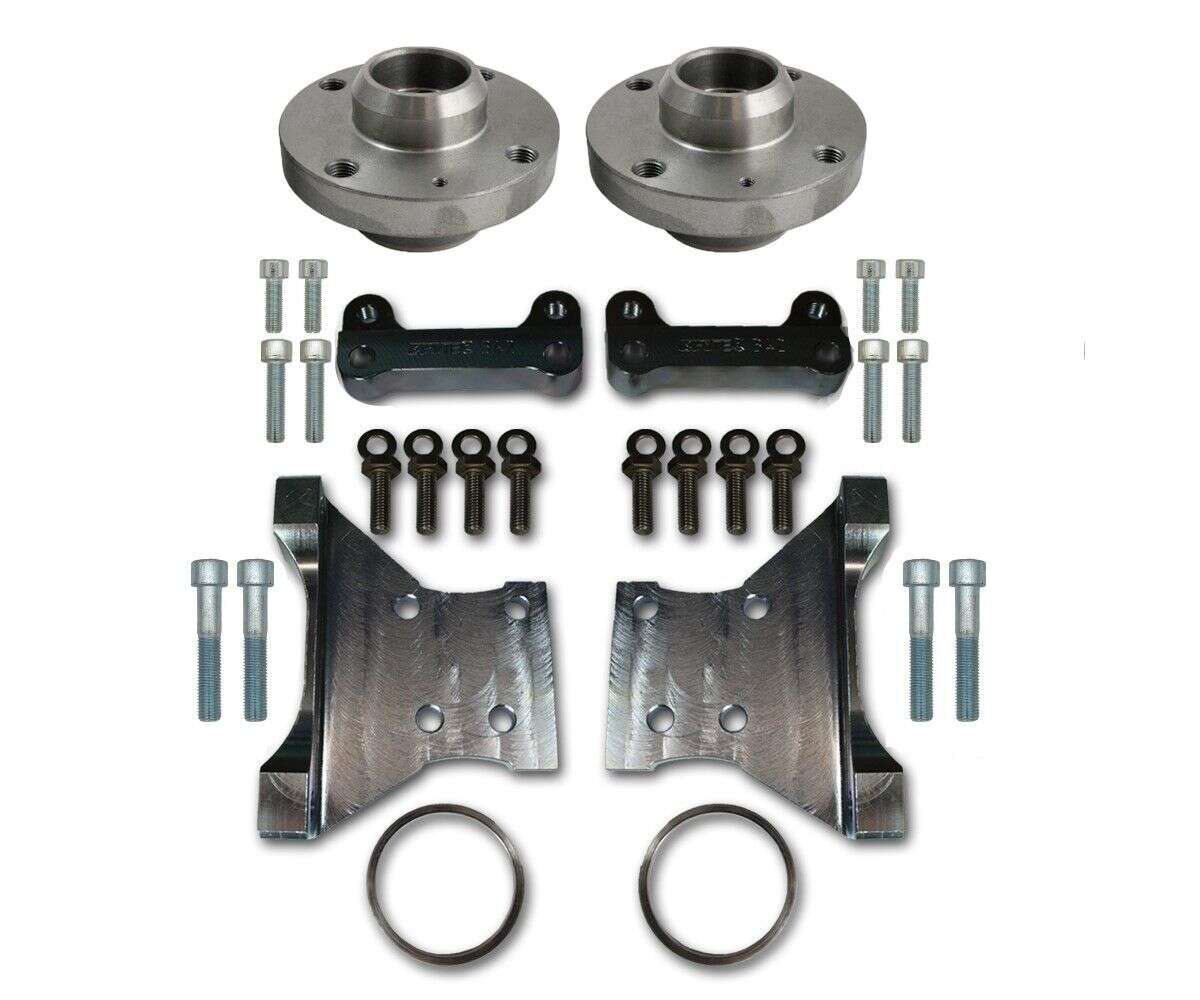 Complete Kit Rear Golf MK3 Porsche + S3  5-hole  Brake Caliper Adapter Hub Adapter Rear Axle 5x100 + S3 R32 Complete Kit Rear Golf MK3 Porsche + S3  5-hole  Brake Caliper Adapter Hub Adapter Rear Axle 5x100 + S3 R32