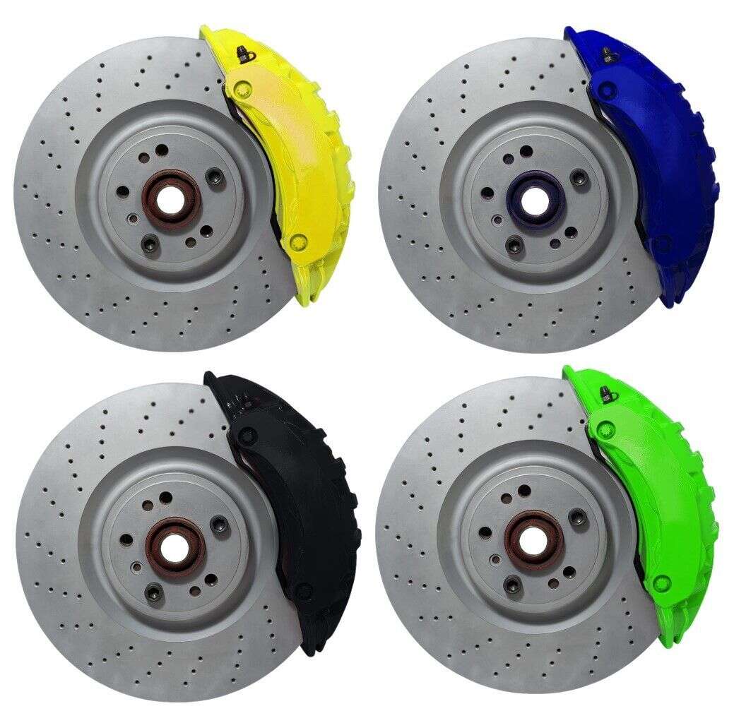 Big Brake KIT Audi A4 B8 A5 Q5 Cabrio Panamera 6-piston brake caliper 82mm 375x36mm brake disc - Farbe Bremssattel: In Wunschfarbe lackiert