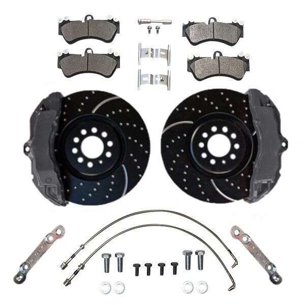 Großes Bremsanlagen KIT Audi A3 S3 TT VW Golf 4 Porsche Cayenne ZL17 ZR17 Bremssattel 334x32mm Bremsscheibe - Farbe Bremssattel: Blank ohne Farbe Großes Bremsanlagen KIT Audi A3 S3 TT VW Golf 4 Porsche Cayenne ZL17 ZR17 Bremssattel 334x32mm Bremsscheibe - Farbe Bremssattel: Blank ohne Farbe
