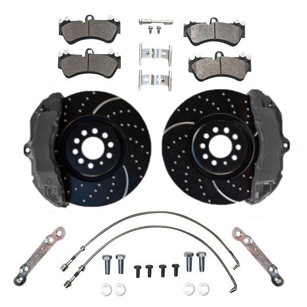 Big Brake Systems KIT Audi A3 S3 TT VW Golf 4 Porsche Cayenne ZL17 ZR17 Brake Caliper 334x32mm Brake Disc - Farbe Bremssattel: Blank ohne Farbe Big Brake Systems KIT Audi A3 S3 TT VW Golf 4 Porsche Cayenne ZL17 ZR17 Brake Caliper 334x32mm Brake Disc - Farbe Bremssattel: Blank ohne Farbe
