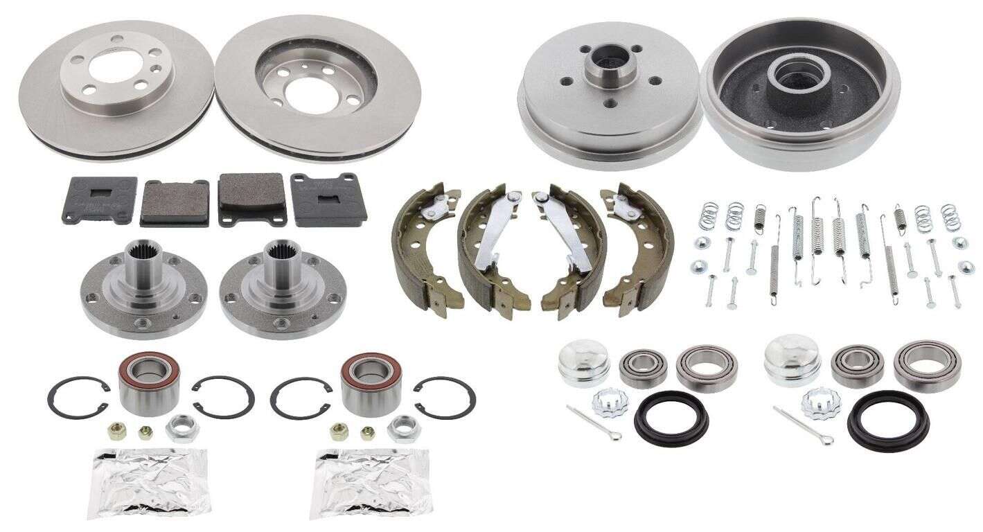 Frein / cercle de trous kit  de 4x100 à 5x100 VW Golf 1 disque ventilé Frein / cercle de trous kit  de 4x100 à 5x100 VW Golf 1 disque ventilé