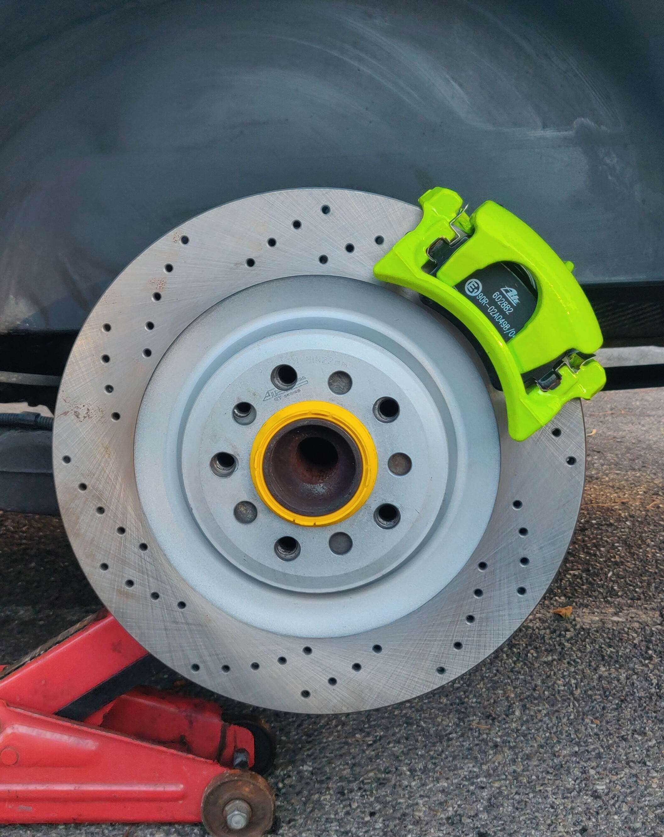 Redrill brake discs