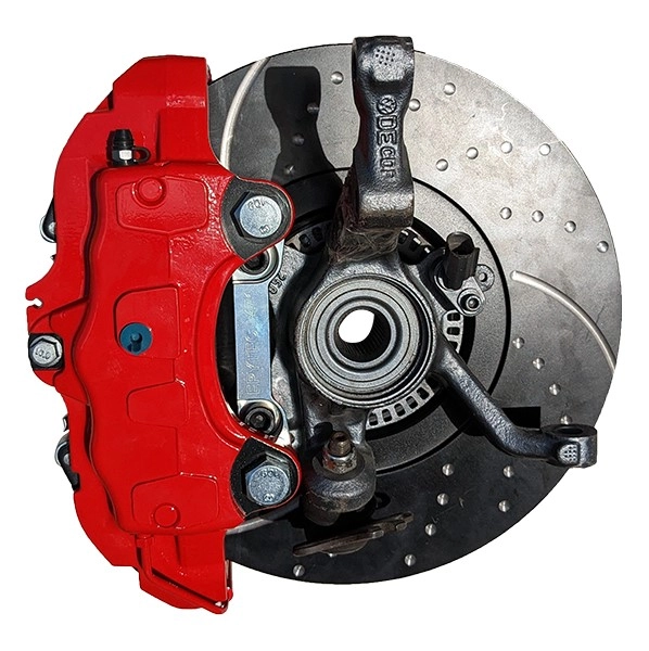 Systèmes de freinage KIT VW Corrado Golf 2 3 Passat VR6 ZR18 Adaptateur d'étrier de frein 334x32mm Disque de frein