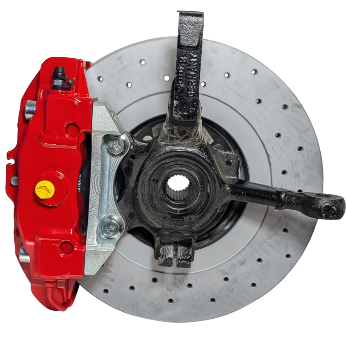 Bremsanlagen KIT VW Golf 1 Caddy Scirocco 4-Kolben Porsche Boxter 986er Bremssättel 280x22mm Bremsscheibe