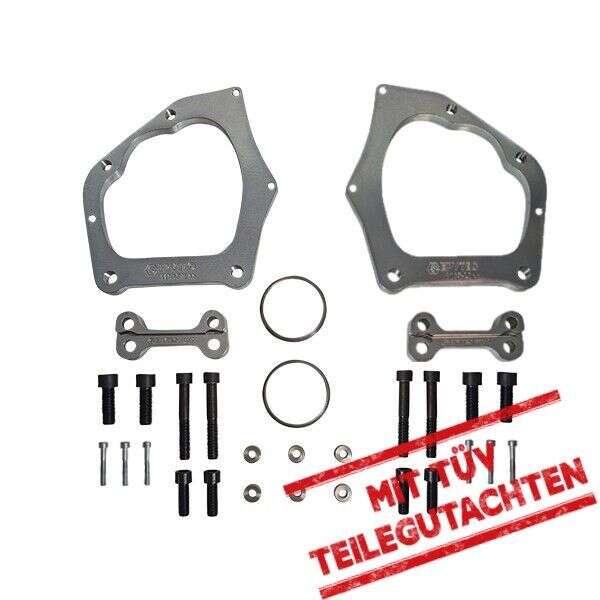 Bremssatteladapter Audi A3 VW Golf 5 6 Seat Altea Bremsscheibe 356x22 Audi A6 Porsche Cayenne 4-Kolben Bremssattel Tuning Adapter mit TÜV Teilegutachten Bremssatteladapter Audi A3 VW Golf 5 6 Seat Altea Bremsscheibe 356x22 Audi A6 Porsche Cayenne 4-Kolben Bremssattel Tuning Adapter mit TÜV Teilegutachten