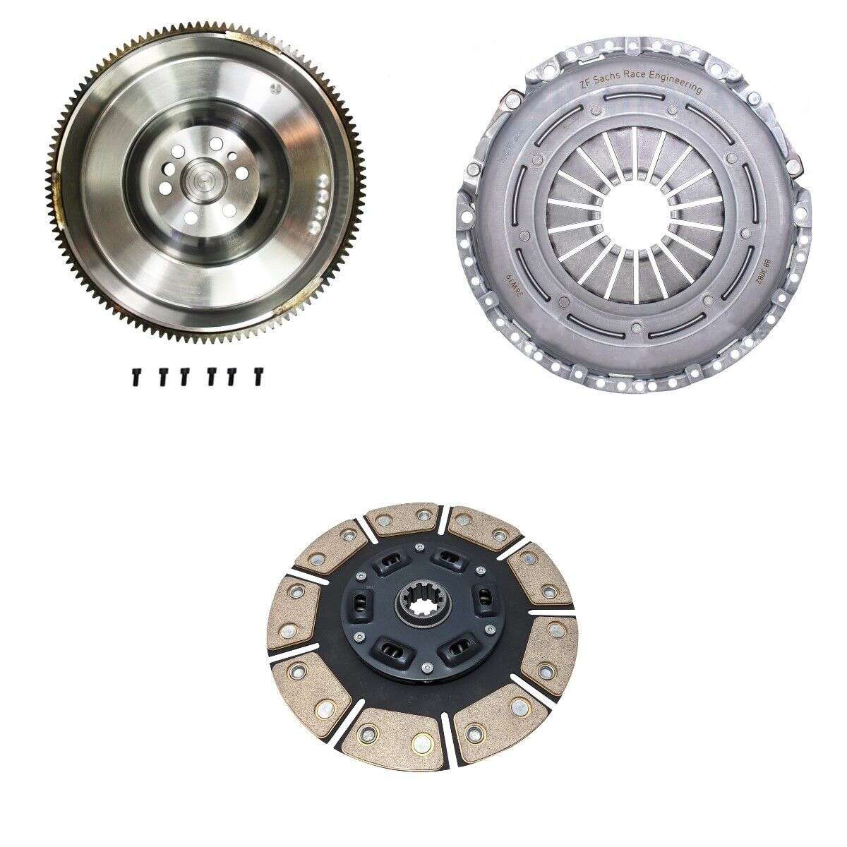 Schwungscheiben Kit Sinter 6 Loch BMW N54 Motor E90 E92 E82 E71 E89 1M 135i 335i 335ix xDrive Schwungrad Kupplung Druckplatte