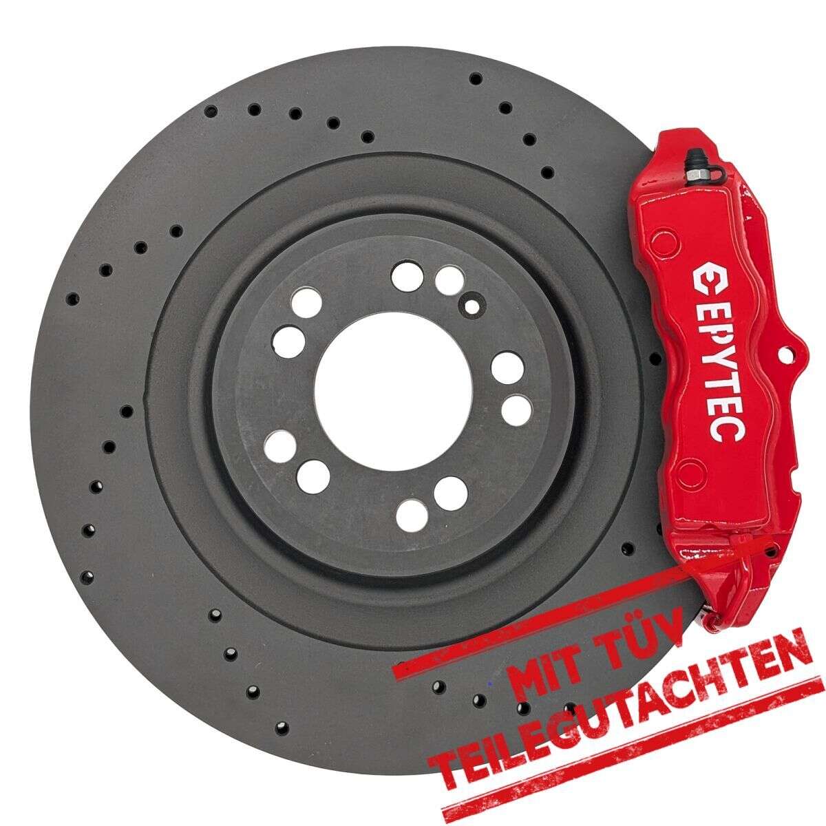 Großes Bremsanlagen KIT Hinterachse VW T5 T6 Bus Porsche Cayenne 4-Kolben Sattel VW T5 Bus Handbremssattel 356x22 Bremsscheiben mit Teilegutachten