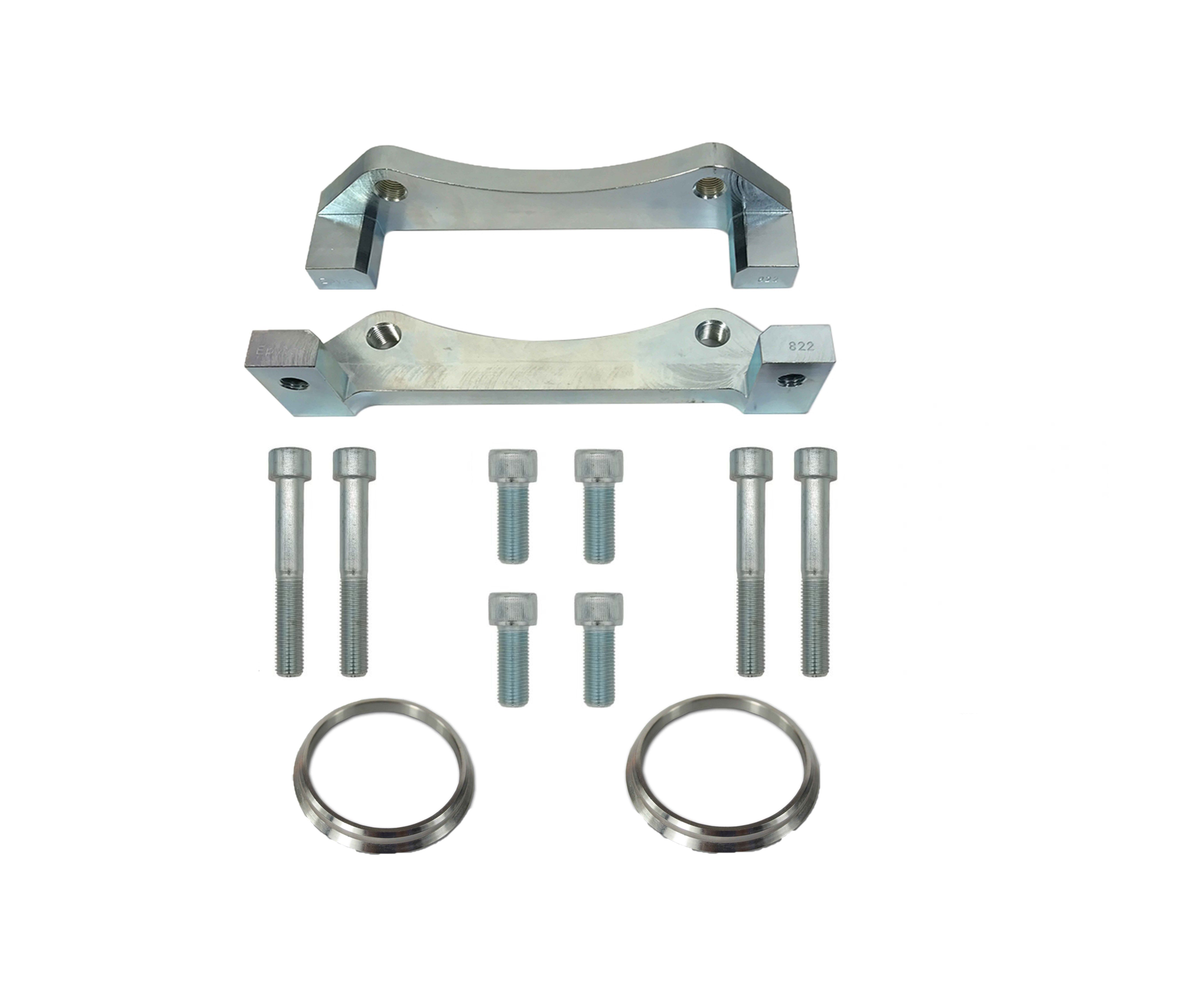 VW Golf MK7 AUDI A3 Brake Caliper Adapter Brake System 380x38 Brake Disc Audi R8 6-piston Caliper
