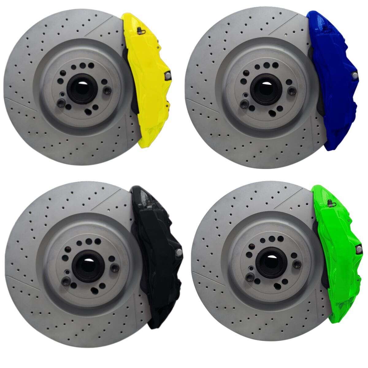 VW Multivan T7 Bus brake calliper adapter 390x36mm brake disc Mercedes GL 6-piston W204 AMG brake calliper - Colour brake calliper: Painted in desired colour