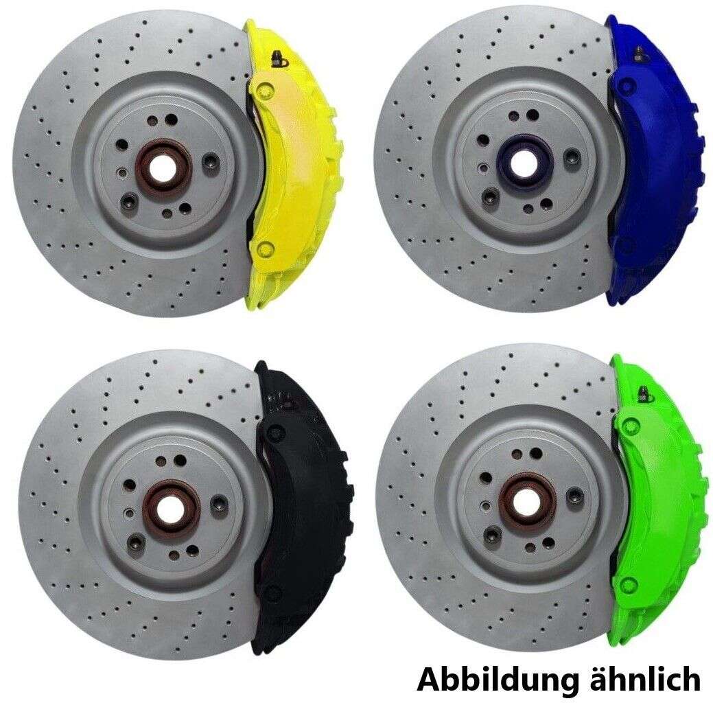 VW Golf 7 8 Seat Leon Audi A3 Cupra Leon Skoda brake caliper adapter 380x36 ceramic brakes Mercedes GL 6-piston W204 AMG brake caliper - Brake caliper color: Painted in desired color