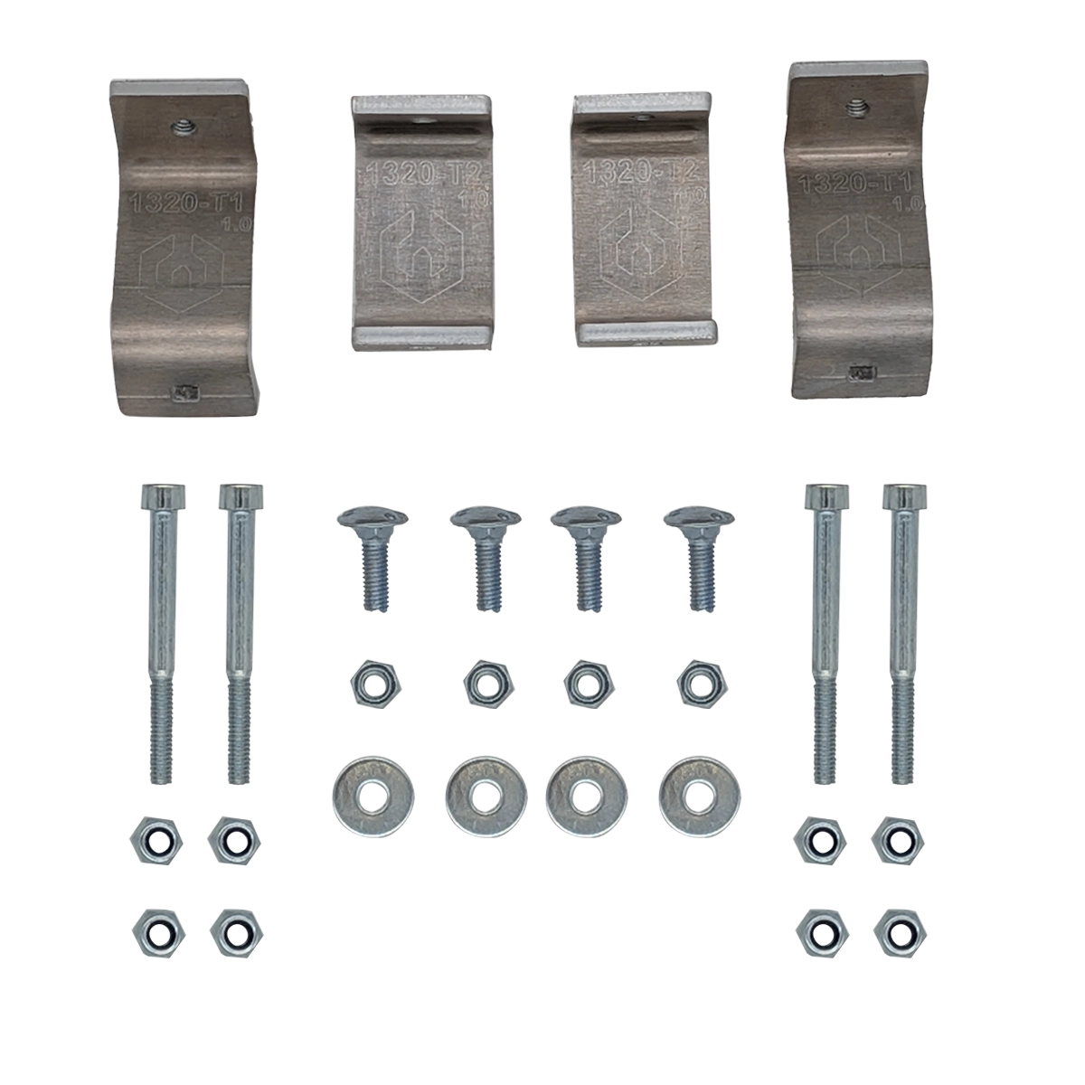 Ski carrier adapter bicycle rack VW Bus T6 / T6.1 for Fabbri ski holder & snowboard holder