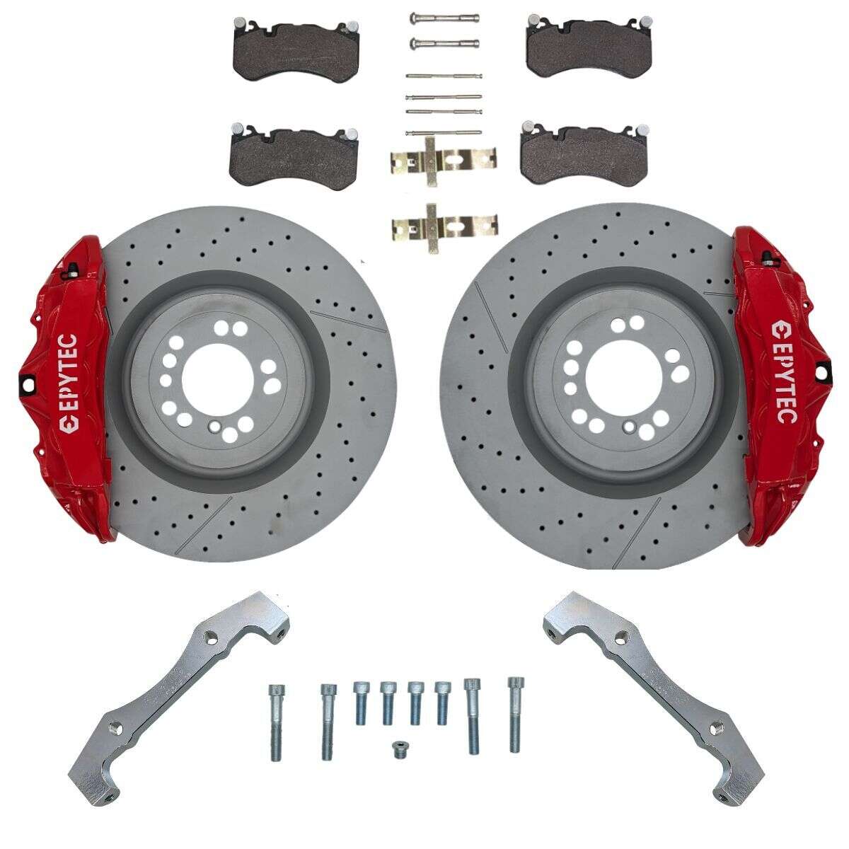 Brake system KIT Mercedes W639 W447 Vito Viano Mercedes GL 6-piston W204 AMG brake caliper 390x36mm brake disc - Colour brake caliper: red with Epytec logo