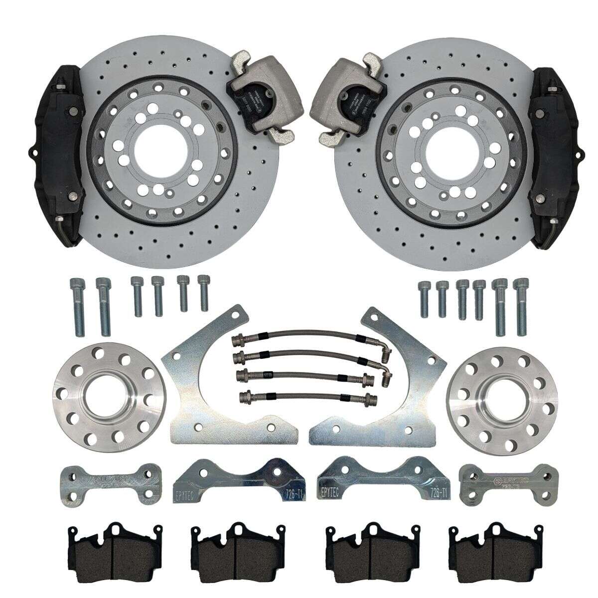 Großes Bremsanlagen KIT Hinterachse VW Golf 4 VW Polo 6r WRC Bora 1,8T Polo Audi A3 Porsche 4-Kolben Sattel Audi S3 8L Handbremssattel 310x22 Bremsscheibe - Farbe Bremssattel: Blank ohne Farbe Großes Bremsanlagen KIT Hinterachse VW Golf 4 VW Polo 6r WRC Bora 1,8T Polo Audi A3 Porsche 4-Kolben Sattel Audi S3 8L Handbremssattel 310x22 Bremsscheibe - Farbe Bremssattel: Blank ohne Farbe