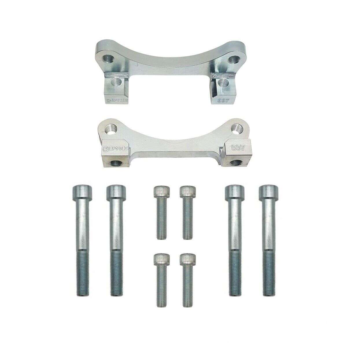 VW Golf 7 8 Seat Leon Audi A3 Cupra Leon Skoda Bremssatteladapter Renault Megane RS 4-Kolben Bremssattel Tuning Vorderachse Tuning Adapter
