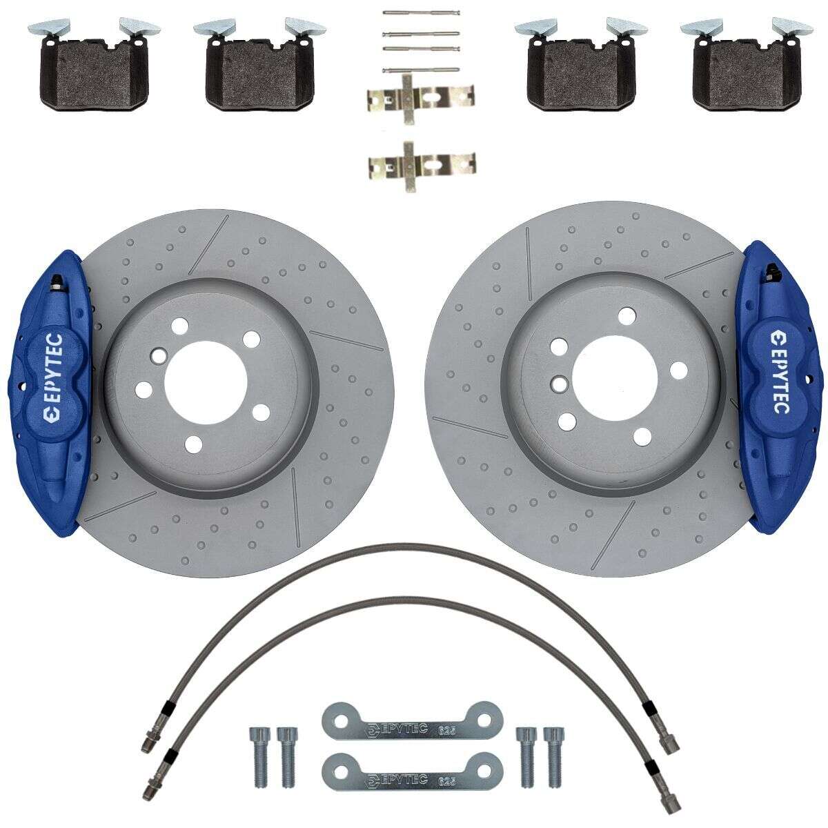 BMW 5 Series 7 Series 8 Series E31 E32 E34 Brake Caliper Adapter 370x30mm Brake Disc BMW F21 F30 F32 4-Piston BMW F31 M Brake Caliper - Caliper Color: Plain without Color